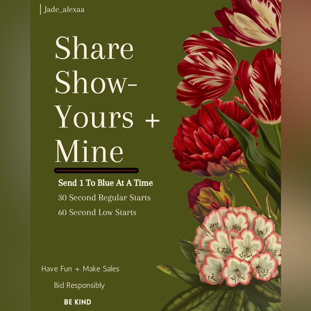 🤎👋🏼LIVE👋🏼🤎 SHARING YOURS + MINE 🫶🏻